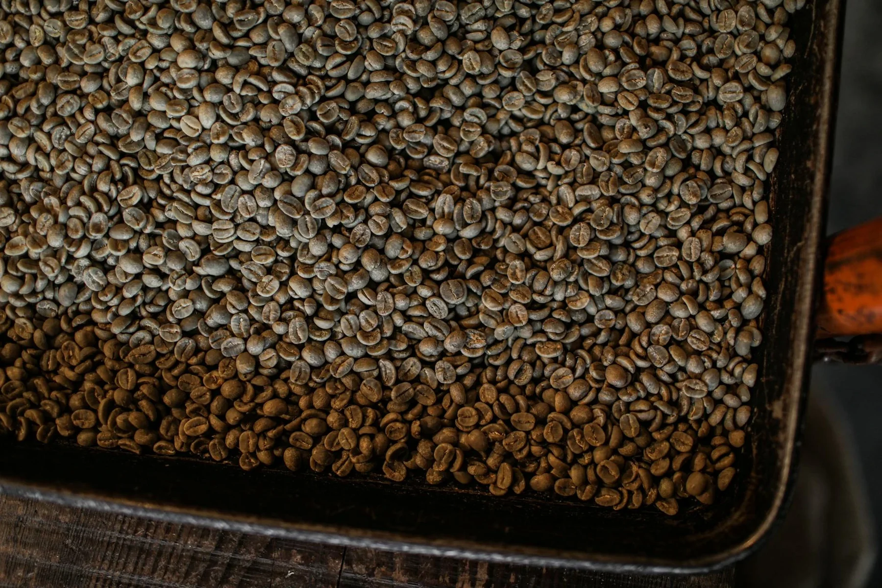 Green coffee beans
